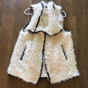 Faux fur vest